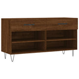 Vidaxl Schuhsofa 102x35x55 cm verarbeitetes Holz Sonoma Eichefarbe