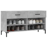 Vidaxx Schuhbank 102x35x55 cm Holzwerkstoff betongrau