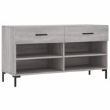Vidaxl Schuhsofa 102x35x55 cm verarbeitetes Holzgrau Sonoma Eiche Farbe