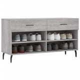 Vidaxx Schuhbank 102x35x55 cm, Holzwerkstoff, Farbe Sonoma-Eiche grau