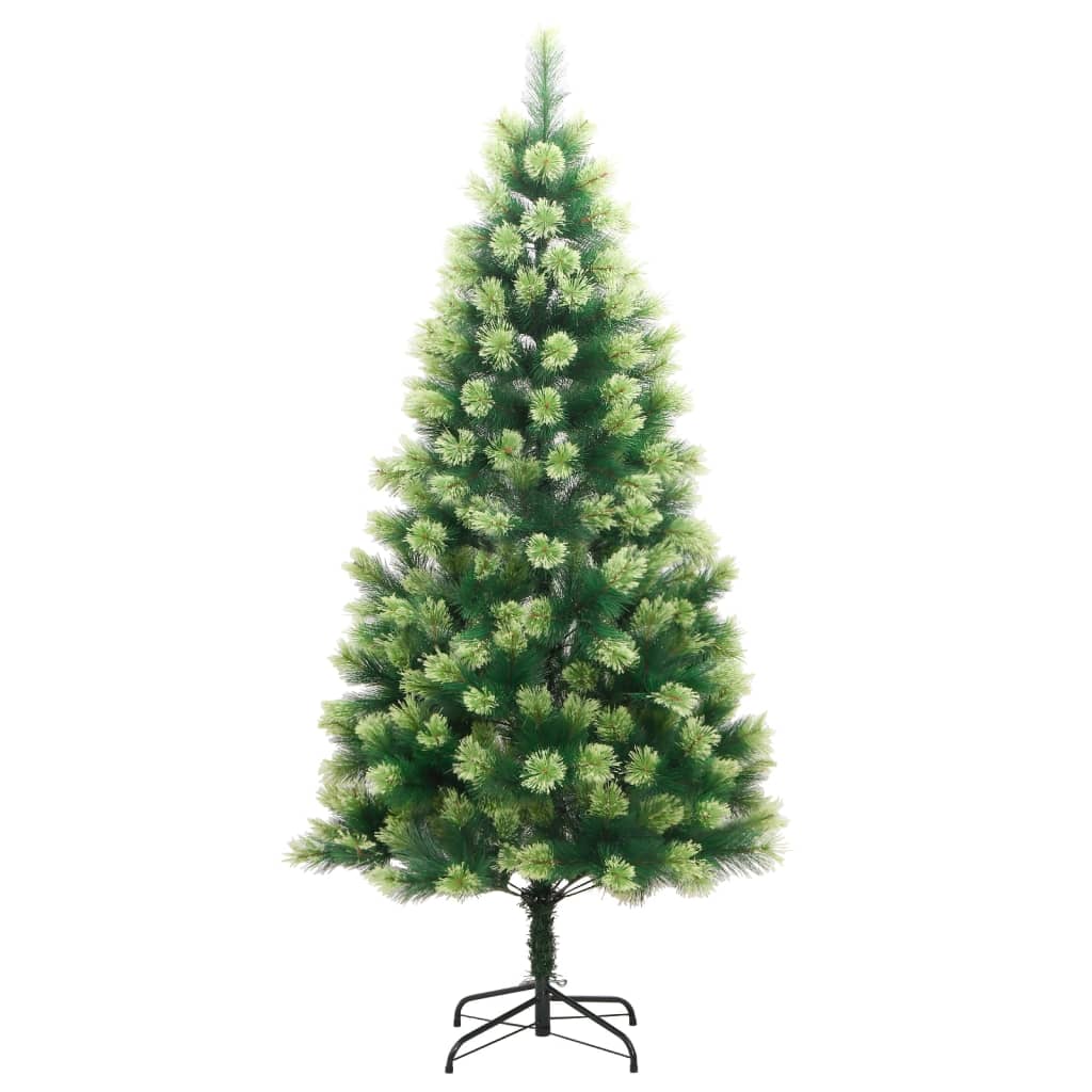 Vidaxl Kunstkerstboom s tečaji in standardnimi 180 cm