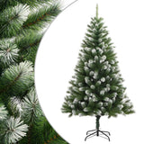 VidaXL Künstlicher Weihnachtsbaum mit Scharnieren und Schnee 150 cm