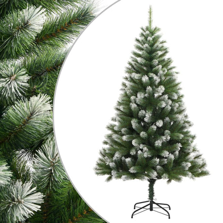 VidaXL Künstlicher Weihnachtsbaum mit Scharnieren und Schnee 150 cm