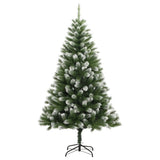VidaXL Künstlicher Weihnachtsbaum mit Scharnieren und Schnee 150 cm