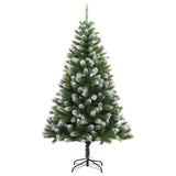 Vidaxl Kunstkerstboom mit Scharnieren und Schnee 210 cm