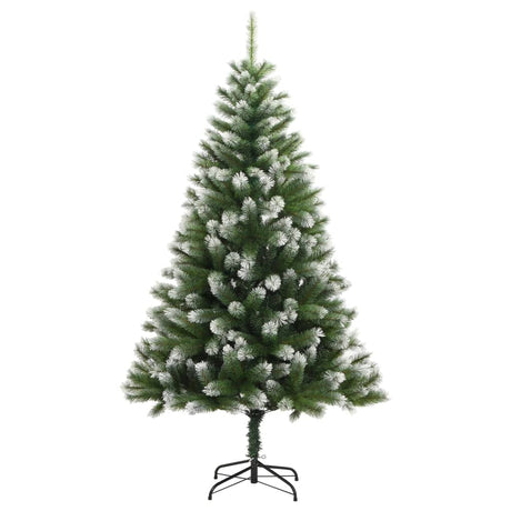 Vidaxl Kunstkerstboom mit Scharnieren und Schnee 210 cm