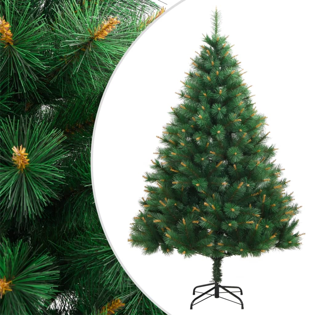 Vidaxl Kunstkerstboom s tečaji in standardnimi 150 cm