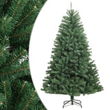 Vidaxl kunstkerstboom met scharnieren en standaard 240 cm groen