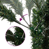 Vidaxl kunstkerstboom met scharnieren en standaard 240 cm groen