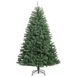 VidaXL Künstlicher Weihnachtsbaum mit Scharnieren und Standard 270 cm grün