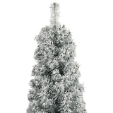 Vidaxl Kunstkerstboom narrow with standard and snow 270 PVC