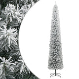 Vidaxl Kunstkerstboom narrow with standard and snow 300 cm PVC