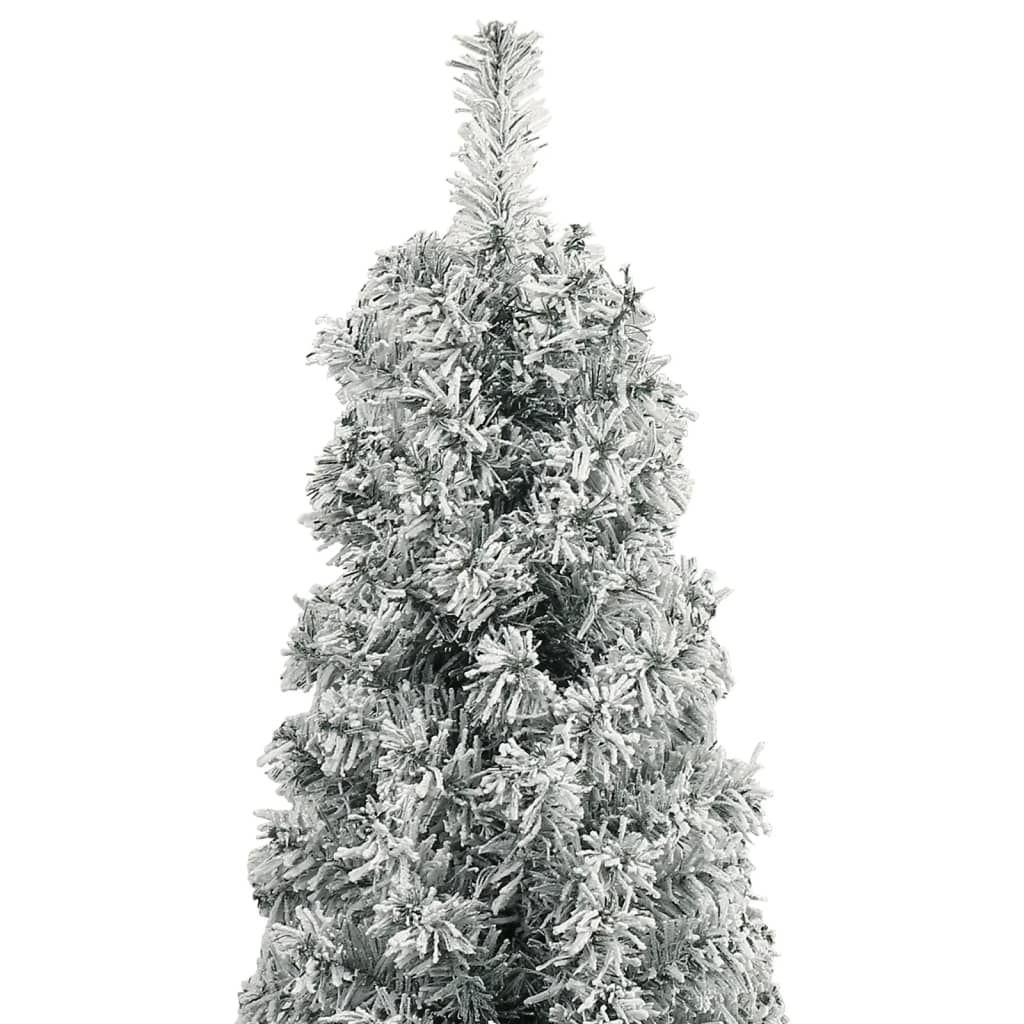 Vidaxl Kunstkerstboom narrow with standard and snow 300 cm PVC