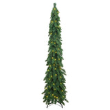 Vidaxl Kunstkerstboom med belysning 130 LED'er 210 cm