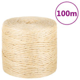 Vidaxxl-Seil 4 mm 100 m 100 % Sisal