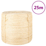 Vidaxl rep 6 mm 25 m 100% sisal