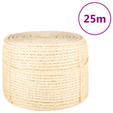 Vidaxl rope 10 mm 25 m 100% Sisal