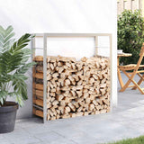 VIDAXL -Kamin 80x28x86 cm Edelstahl