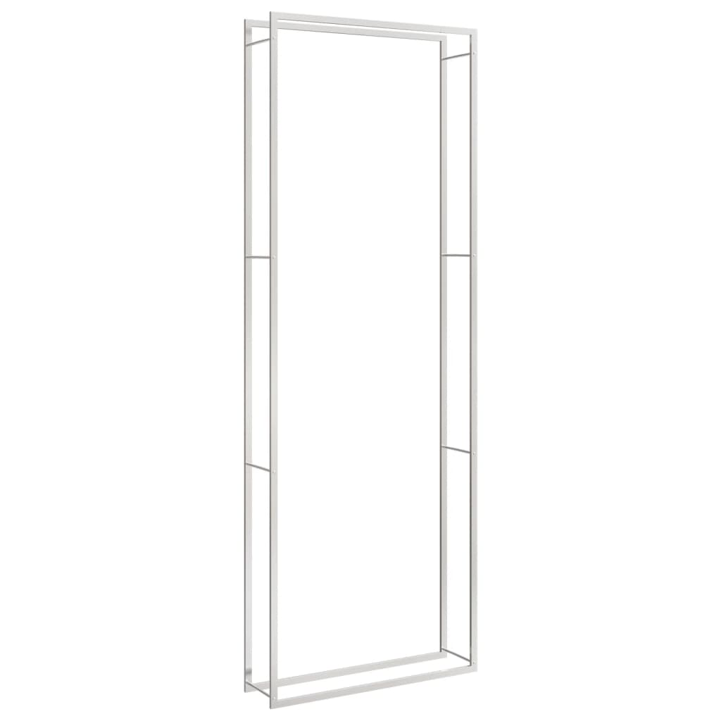 Vidaxx Kaminholzregal 110x28x312 cm Edelstahl
