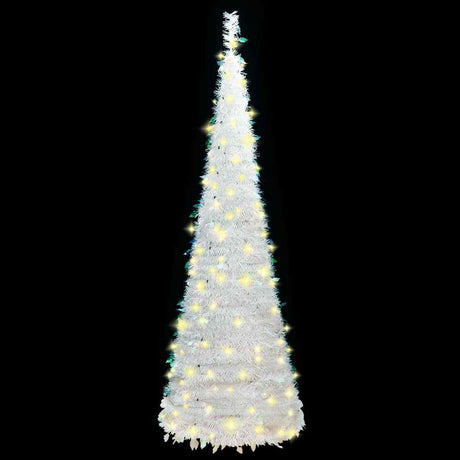 Vidaxl Kunstkerstboom Popup 50 LEDs 120 cm Weiß
