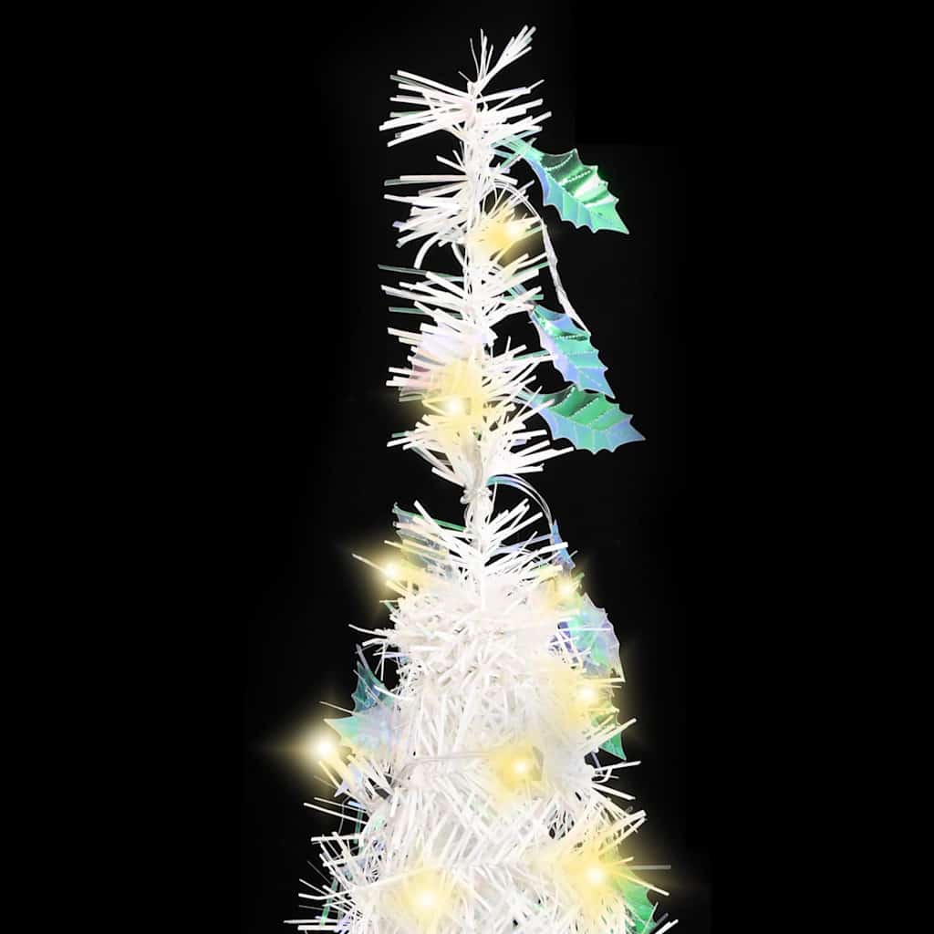 Vidaxl Kunstkerstboom Popup 50 LEDs 120 cm Weiß
