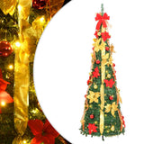 Vidaxl Kunstkerstboom Popup 100 LEDs 150 cm Grün