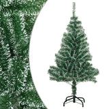 Vidaxx künstlicher Weihnachtsbaum mit Schnee 120 cm grün