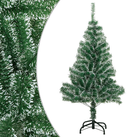 Vidaxx künstlicher Weihnachtsbaum mit Schnee 120 cm grün