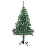 Vidaxx künstlicher Weihnachtsbaum mit Schnee 120 cm grün