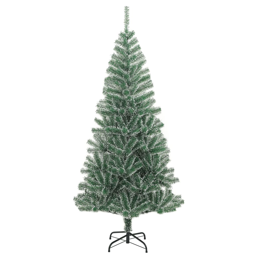 Vidaxl Kunstkerstboom ze śniegiem 240 cm zielonym