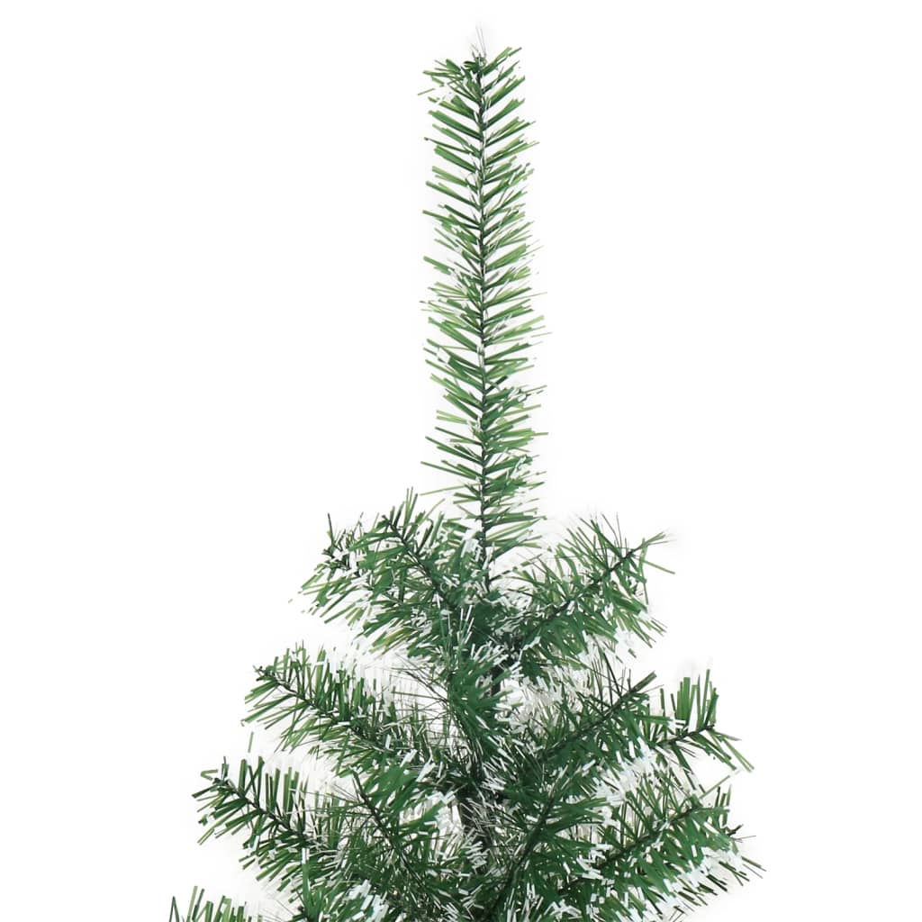 Vidaxl Kunstkerstboom ze śniegiem 240 cm zielonym