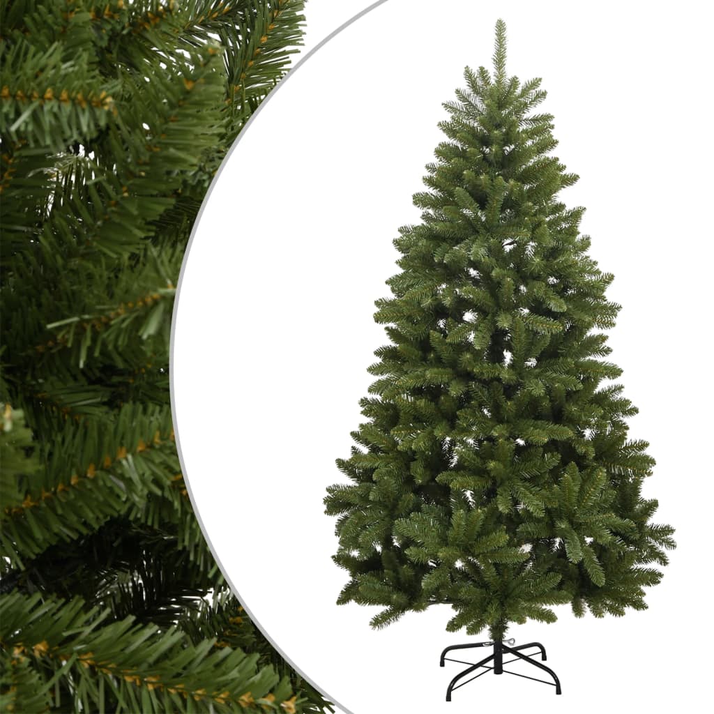 VidaXL Künstlicher Weihnachtsbaum mit Scharnieren und Standard 240 cm grün
