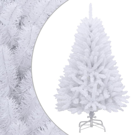 Vidaxx künstlicher Weihnachtsbaum mit Scharnieren und Ständer 150 cm weiß