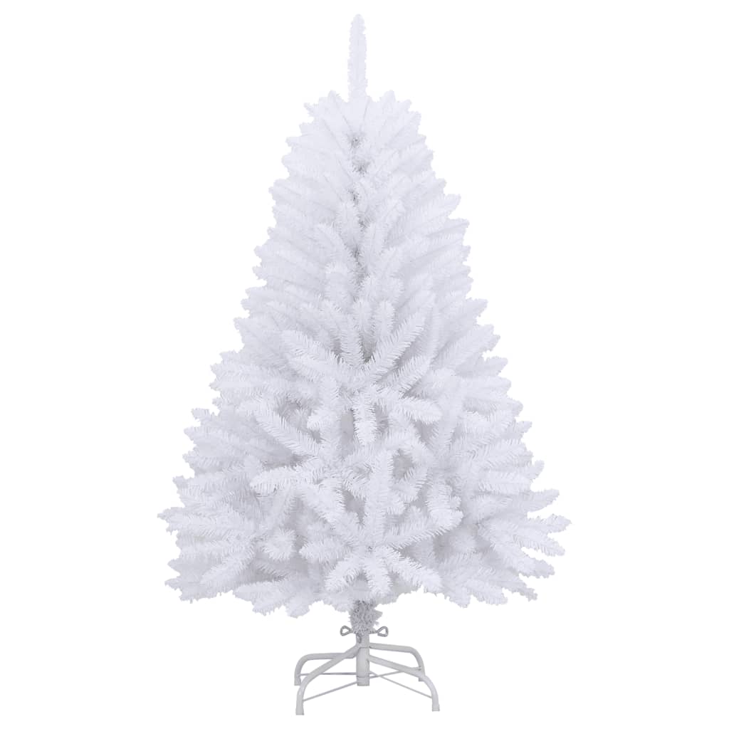 Vidaxx künstlicher Weihnachtsbaum mit Scharnieren und Ständer 150 cm weiß