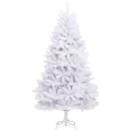 VidaXL Künstlicher Weihnachtsbaum mit Scharnieren mit Ständer 210 cm weiß