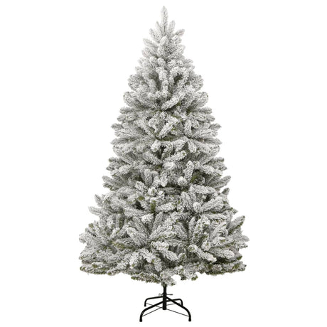 VidaXL Künstlicher Weihnachtsbaum mit Scharnieren und Schnee 180 cm