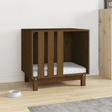 Vidaxl Dog Loft 60x45x57 cm Solid Pine Honey Brown