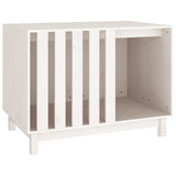 Vidaxx Hundehütte 90x60x67 cm massives Kiefernholz weiß