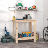 Vidaxl Workbench 80x50x80 cm Solid pine