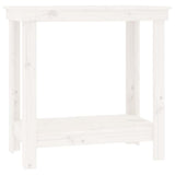 Vidaxx Werkbank 80x50x80 cm massives Kiefernholz weiß