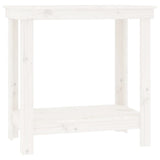 Vidaxx Werkbank 80x50x80 cm massives Kiefernholz weiß