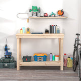 Vidaxl Workbench 110x50x80 cm