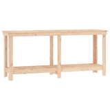 Vidaxl Workbench 180x50x80 cm Festkiefer