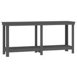 Vidaxl Workbench 180x50x80 cm Pine solido grigio