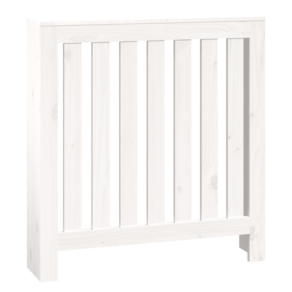 Vidaxl Radiatorom construction 79.5x19x84 cm Solid pine white white