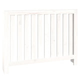 VIDAXL -Radiatorkonstruktion 108,5 x 19 x 84 cm Festkieferweiß weiß