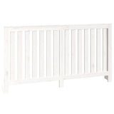 Vidaxl Radiatorom Construction 153x19x84 cm Pino solido bianco