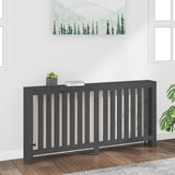 VIDAXL -Radiatorkonstruktion 169 x 19 x 84 cm Festkiefergrau