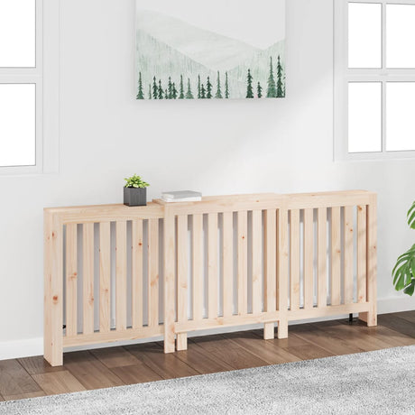 Vidaxx Heizkörperverkleidung 210x21x85 cm massives Kiefernholz
