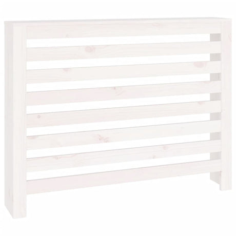 VIDAXL -Radiatorkonstruktion 108,5 x 19 x 84 cm Festkieferweiß weiß